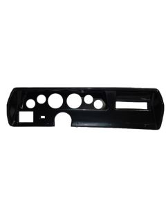 El Camino Instrument Cluster Panel, Super Sport (SS) Style, Carbon Fiber Finish, With Pre-Cut Holes, 1970-72