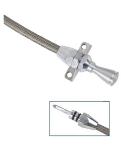 El Camino Automatic Transmission Dipstick, Powerglide, Firewall Mount, Hi-Tech, Lokar, 1964-1972