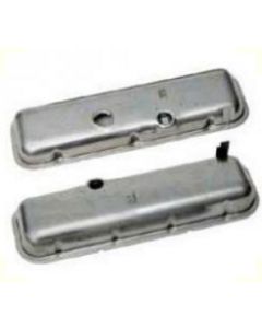 El Camino Valve Covers, Big Block, Gray & Black, Carbon Fiber Design, 1965-72
