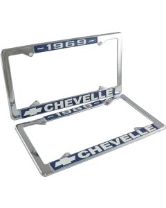 Chevelle License Plate Frames, 1969
