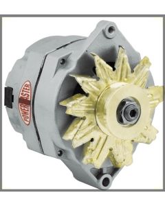 Chevelle & Malibu Alternator Fan Nose, Polished Billet Aluminum, Powermaster, 1964-72