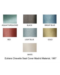 PUI Chevelle Front Seat Covers, 4-Door Sedan & Wagon, 1967