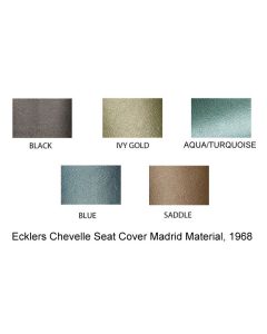 PUI Chevelle Front Seat Covers, 4-Door Sedan & Wagon, 1968