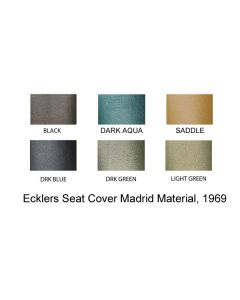 PUI Chevelle Rear Seat Covers, 4-Door Sedan, 1969