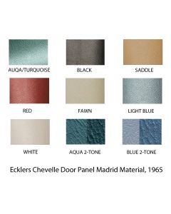 PUI Chevelle Door Panels, Rear, Standard, 4-Door Sedan & Wagon, 1965