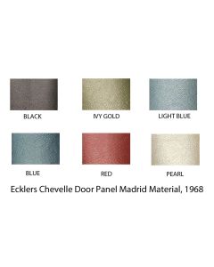 PUI Chevelle Door Panels, Front, Standard, 2-Door Sedan, 1968