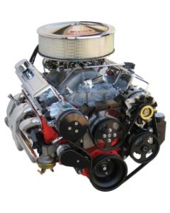 1964-1987 Chevelle  Vintage Air Front Runner Serpentine System, Small Block, With Manual Steering, Black Hard Coat Pulleys & Brackets