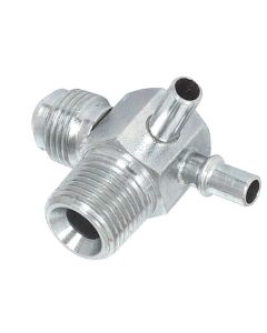 Intake Manifold Vacuum Fitting, Power Brake Booster, Threaded Port, With 2 Extra Vacuum Ports, 1967-1970