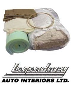 Legendary Auto Interiors Chevelle Seat Installation Kit, Rear Seat, 2-Door Coupe & Convertible, 1964-1972