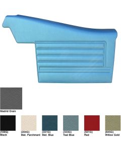 Legendary Auto Interiors Chevelle Rear Side Panels, Convertible, Unassembled, Show Correct, 1968