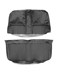 Legendary Auto Interiors Chevelle/Malibu Covers, Rear Seats, Buick Replacement, Convertible, Show Correct, Black, 1968