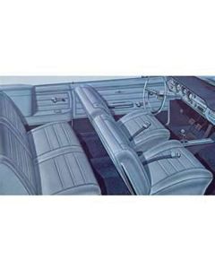 Distinctive Industries Chevelle Bucket Seat Covers, Convertible, Front & Rear, 1965