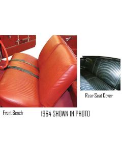 Distinctive Industries Chevelle Bench Seat Cover, Coupe, Front & Rear, 1965