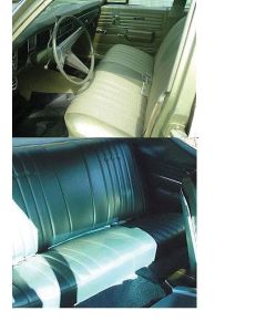 Distinctive Industries Chevelle Bench Seat Covers, Coupe, Front & Rear, 1968
