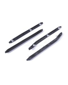 1968 Chevelle Bumper Guard Insert  Kit, Front And Rear Rubber Inserts