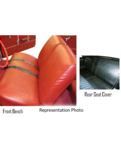 Distinctive Industries Chevelle Bench Seat Covers, Coupe, Convertible & 2-Door Wagon, Front, 1965