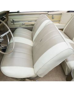 Distinctive Industries Chevelle Bench Seat Covers, Coupe Or Convertible, Front, Two-Tone, 1966