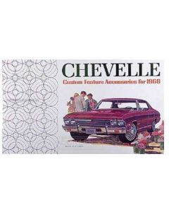 Chevelle Color Accessory Brochure, 1968