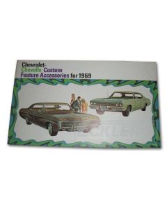 Chevelle, Station Wagon, Color Accessory Brochure, 1969