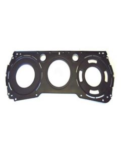 Chevelle & Malibu  Metal Dash Plate For Factory Gauges, 1964-65