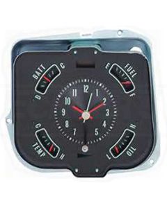 Chevelle Gauge Cluster, Without Warning Lamps, 1968