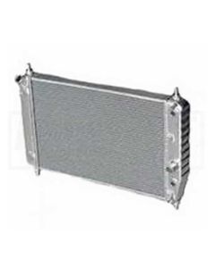 El Camino Radiator, Aluminum, Small Block V8, Manual Transmission, Without Air Conditioning, "Black Ice", DeWitt, 1968-1972