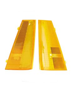 1980-81 Front Side Marker Lens Set, Amber