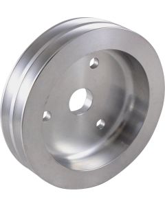 Chevy Big Block Aluminum Crankshaft Pulley, Small Water Pump, 2 Groove
