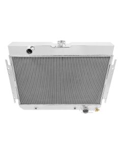 Chevelle And Malibu Champion Aluminum Radiator, Three Row, 1964-1967