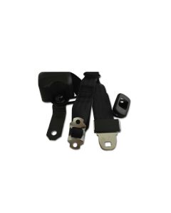 Chevelle And Malibu 3-Point Retractable Bench Front Seat Belt Kit, With Plain Buckles, Morris Classic Concepts, 1968-1973