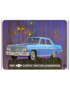 Chevelle And Malibu Color Accessory Brochure, 1964