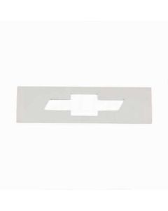 Chevelle And Malibu Side Marker Light Inserts, Stainless Steel With Bowtie, Front, 1969