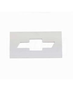 Chevelle And Malibu Side Marker Light Inserts, Stainless Steel With Bowtie, Front, 1968