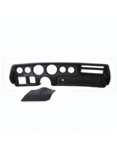 El Camino Instrument, AutoMeter, Cluster Panel, Direct Fit, Standard, AutoMeter, Black, 1970-72