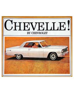 Chevelle Literature, Color Sales Brochure, 1964