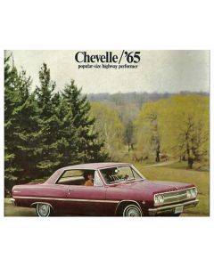 Chevelle Literature, Color Sales Brochure, 1965