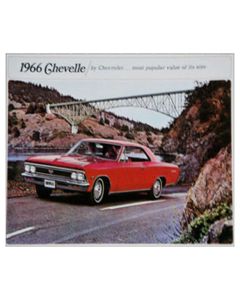 Chevelle Literature, Color Sales Brochure, 1966