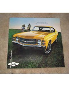 Chevelle Literature, Color Sales Brochure, 1971
