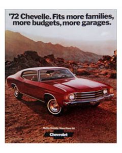 Chevelle Literature, Color Sales Brochure, 1972