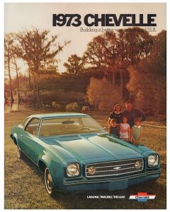 Chevelle Literature, Color Sales Brochure, 1973