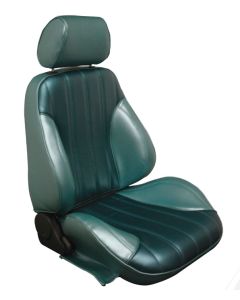 Chevelle Deluxe Interior, Touring II, Front Bucket Seat, Two Tone, 1966