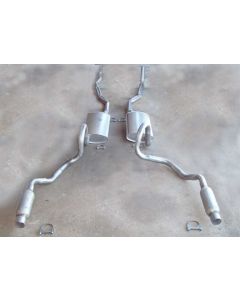 Dual Exhaust, Big Block W/Resonators, Exc Wagon, 70-72