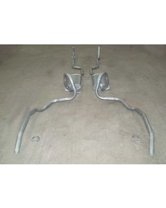 Chevelle - Dual Exhaust System, Small Block, Exccept Station Wagon, 1973-1974