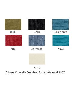 Chevelle Sunvisors, Coupe, Sedan or Wagon, 1967