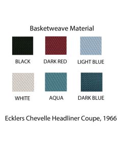 Chevelle  Headliner, Deluxe Kit, 2-Door Coupe, 1966

