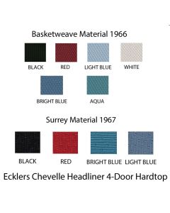 Chevelle Headliner, 4-Door Hardtop, 1966-1967



