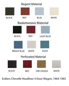 Chevelle Headliner, 4-Door Wagon, 1964-1965





