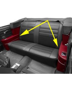  Chevelle Armrest Covers, Rear, Convertible, 1965-1967


