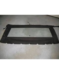  1966-1967 Chevelle Tinted Glass Window Conv Top Rear, Lt.Blue/Black