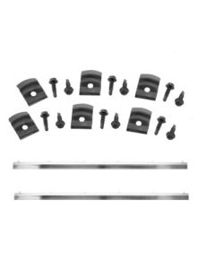 1970-1972 Chevelle Rocker Panel Molding Kit, Left And Right w/Clips And Screws